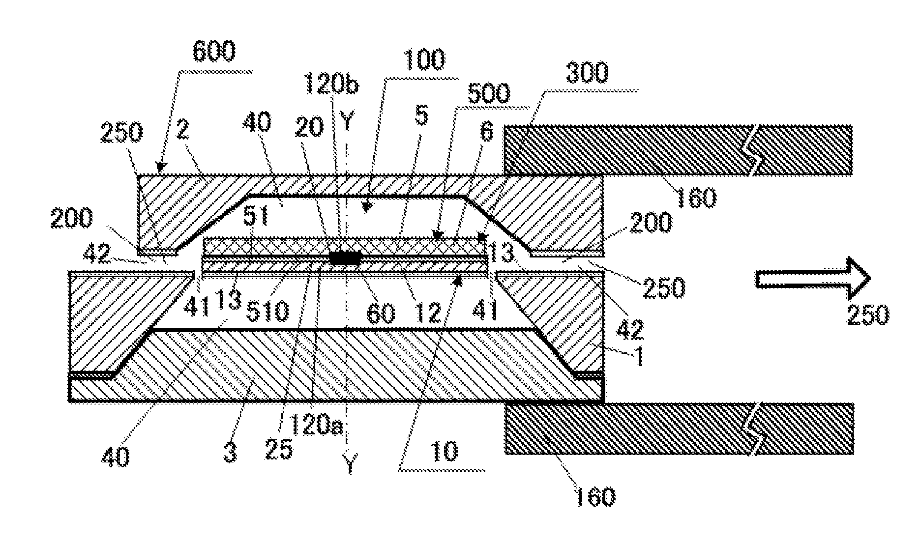 Hydrogen gas sensor with concentration function and hydrogen gas sensor probe used in same