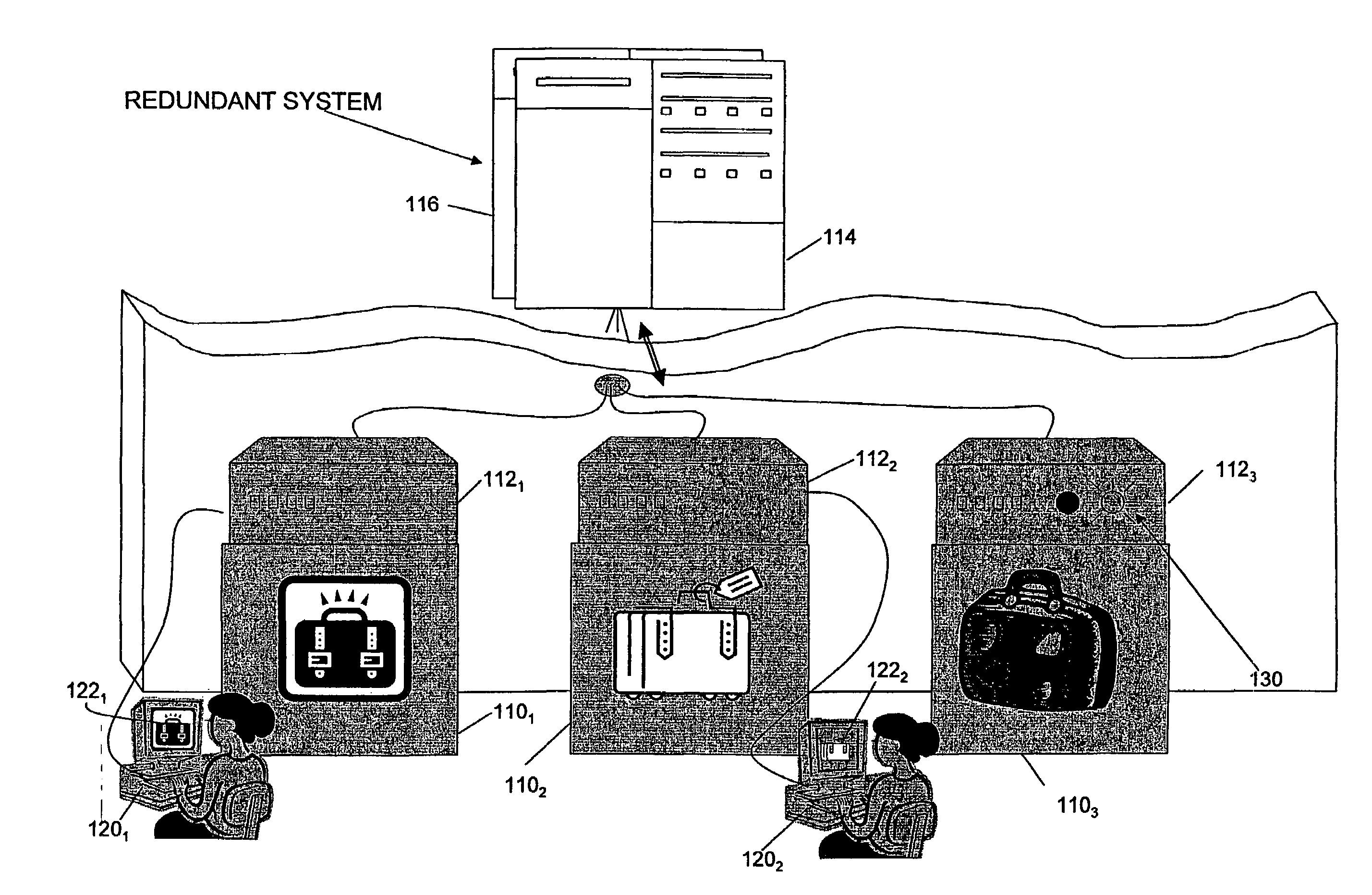 Security system with distributed computing