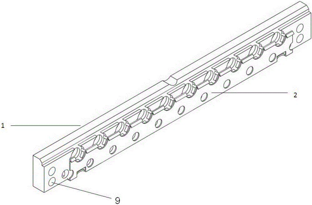 Tool for fast mounting and demounting LD die bar and elastic piece and use method of tool