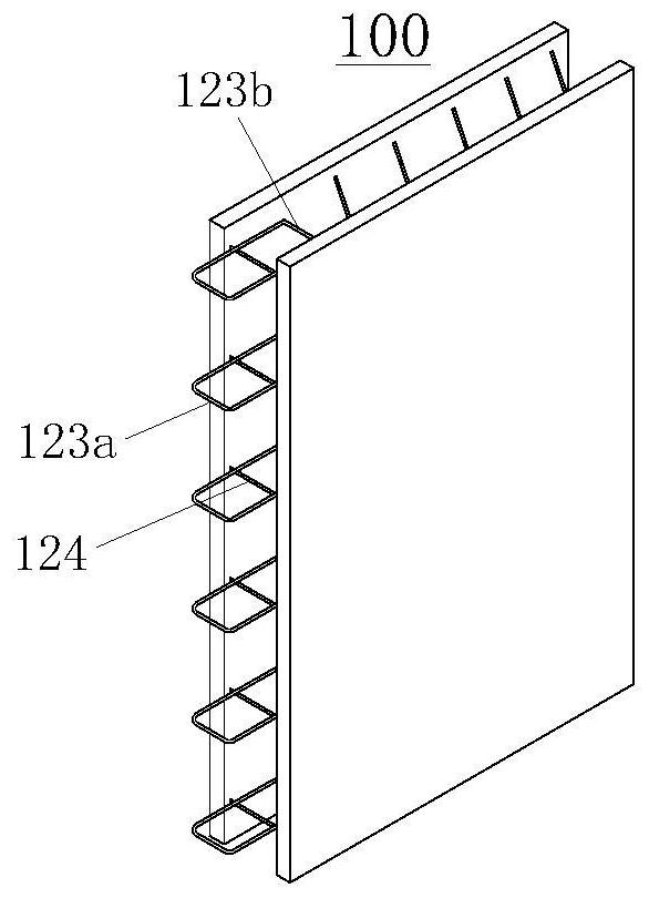 Prefabricated combined wall, prefabricated concrete assembly and splicing method of prefabricated concrete assembly
