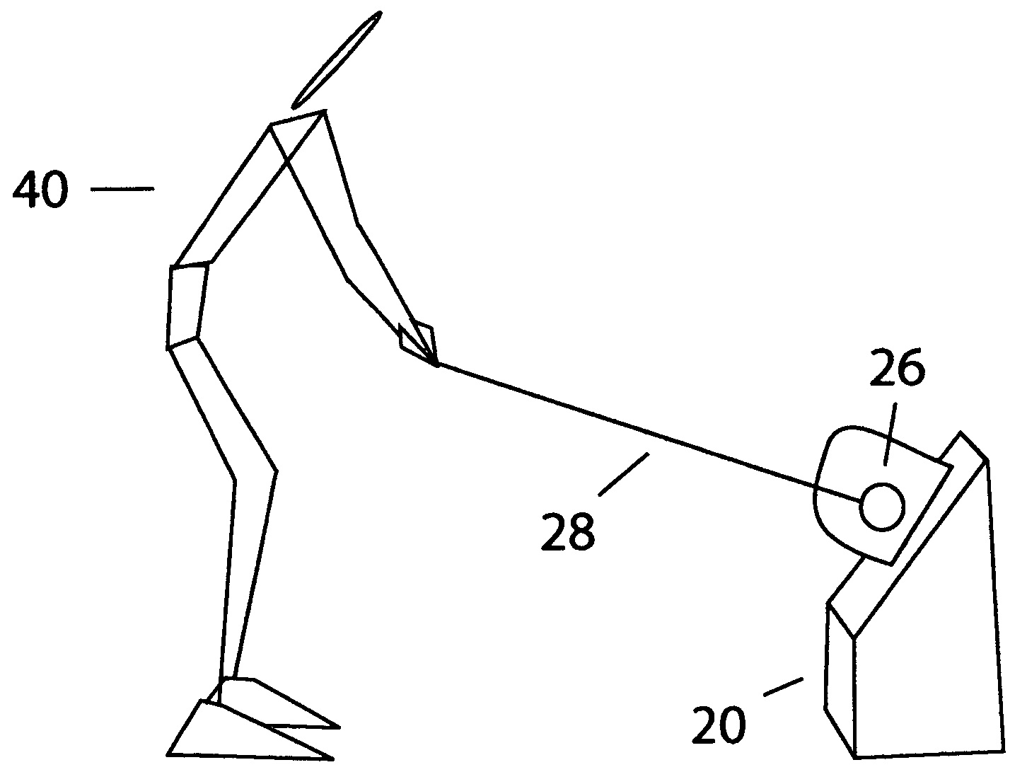 Peripheral target stand training system