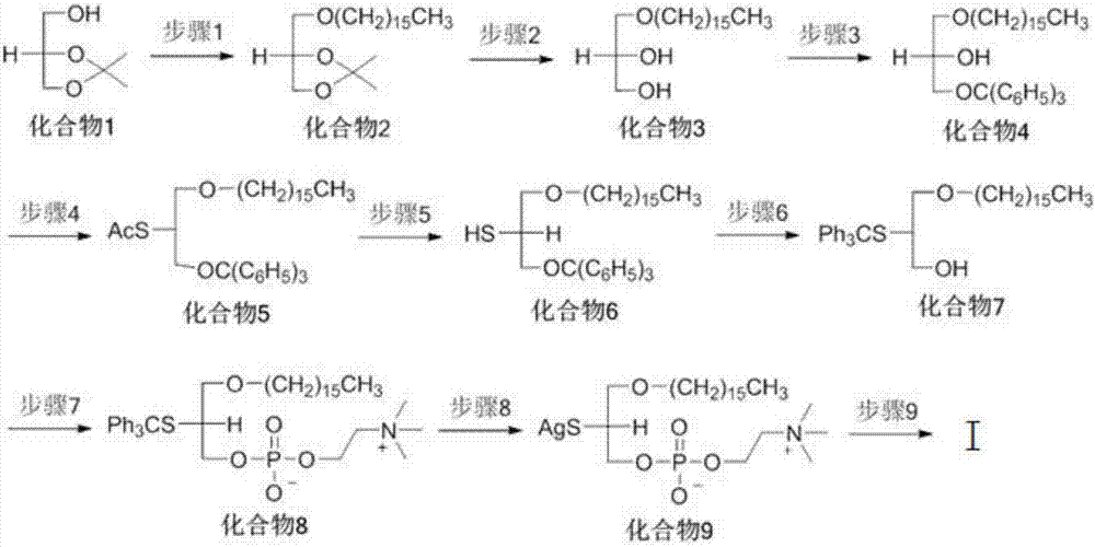 Platelet activating factor derivative and synthesis method thereof