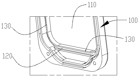 Key waterproof structure and electronic device using the key waterproof structure