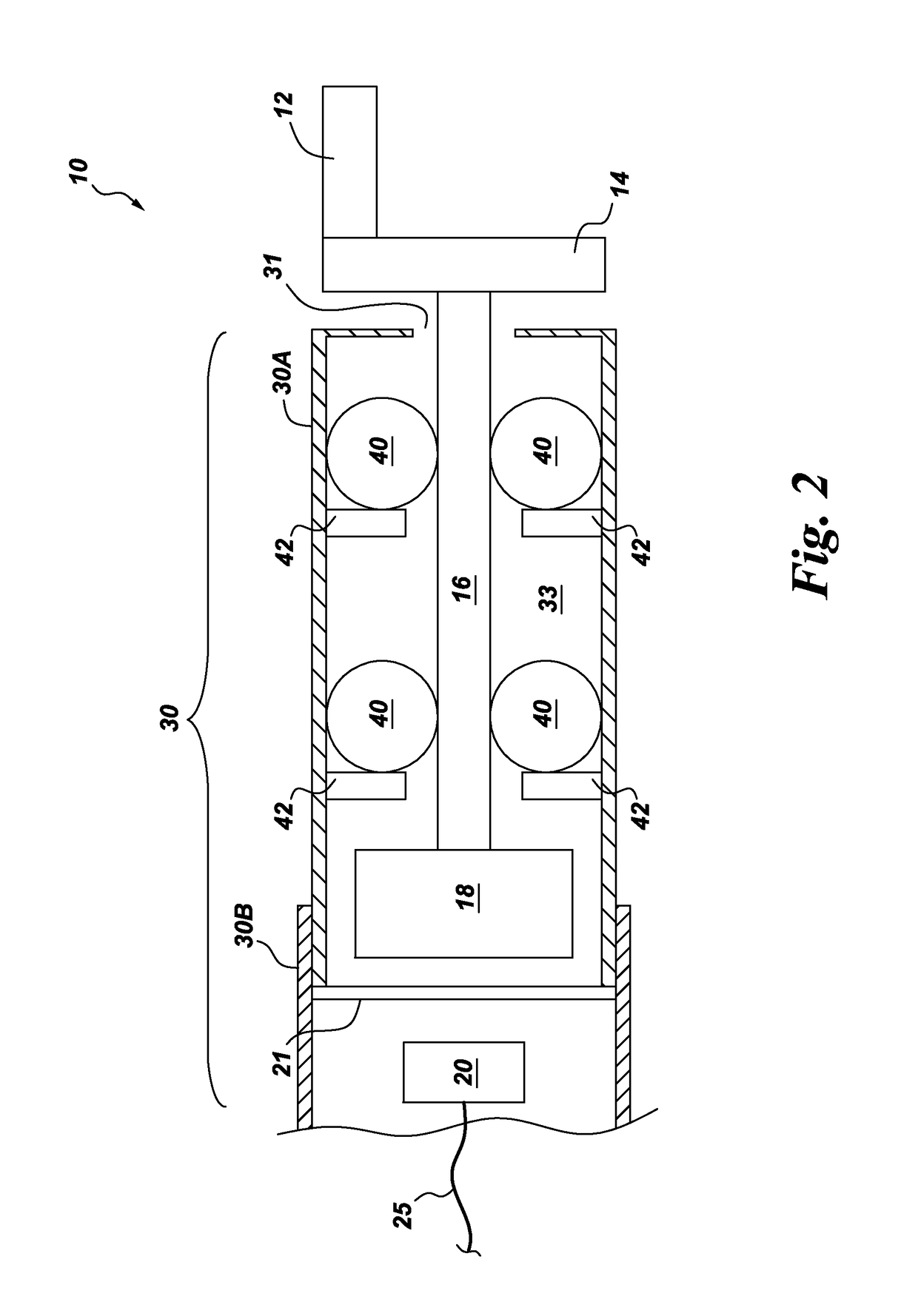 Flow angle probe with a passively rotating vane