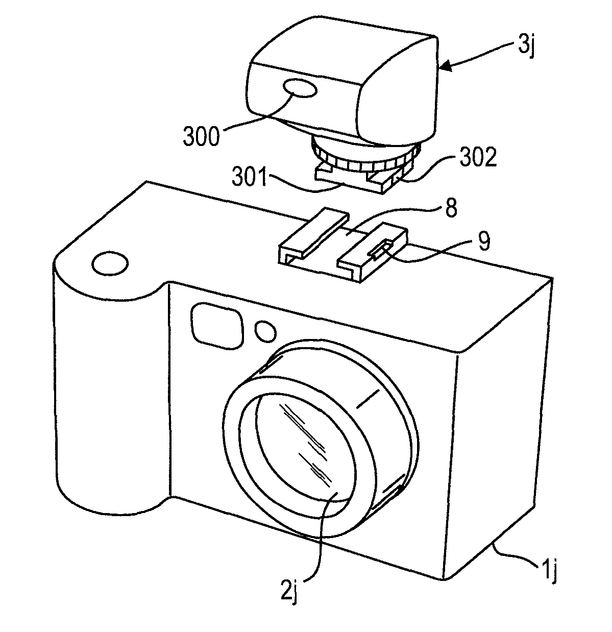 Camera with radar system