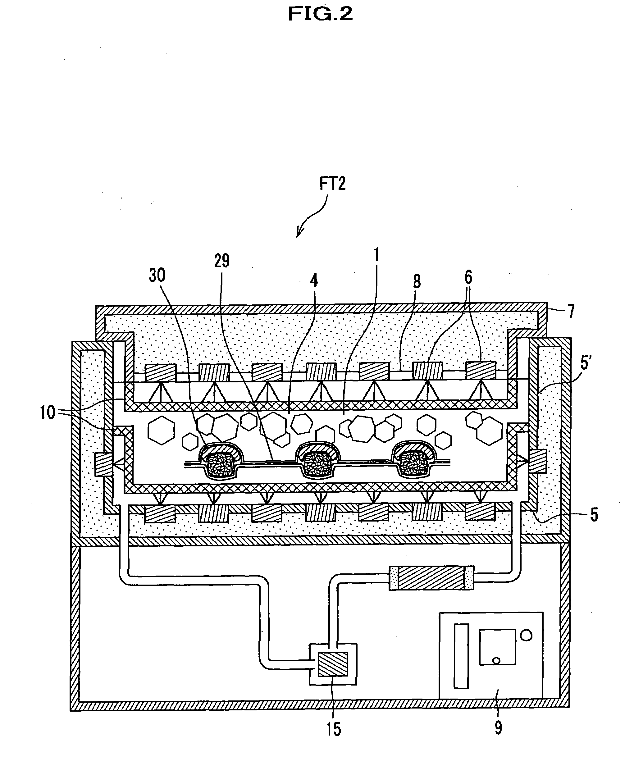 Freezing and thawing apparatus and thawing method of frozen stuff