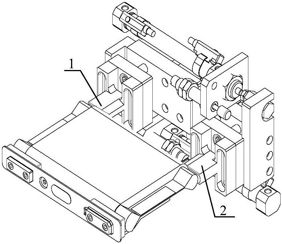 Glue folding device