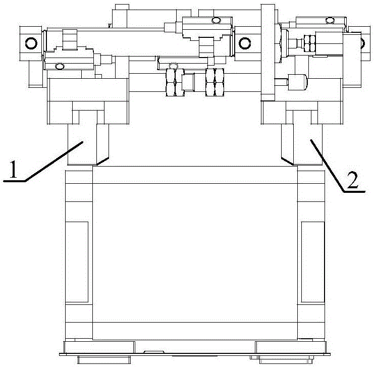 Glue folding device