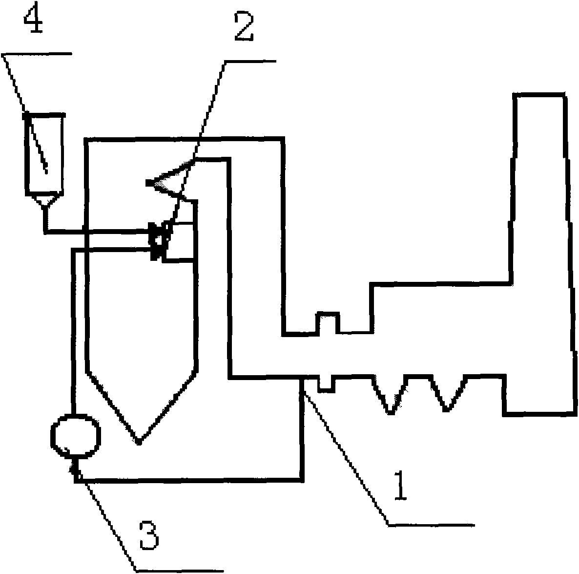 Purifying method for boiler fume