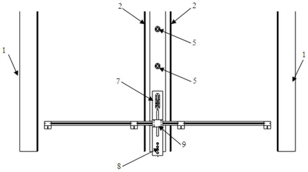 A method for installing floor guide rails of large cargo planes