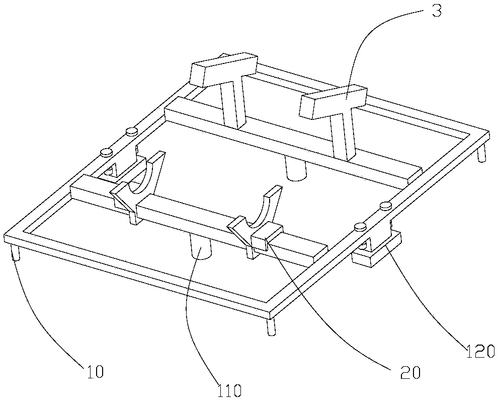 Supporting structure of quick-dismantling type refrigeration compressor