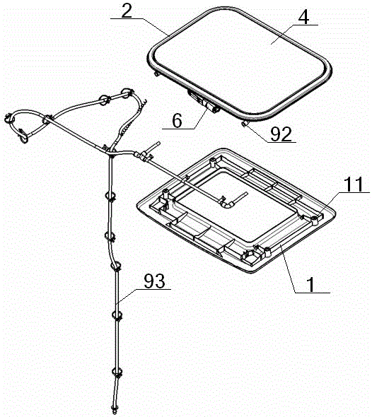 A car electric sunroof