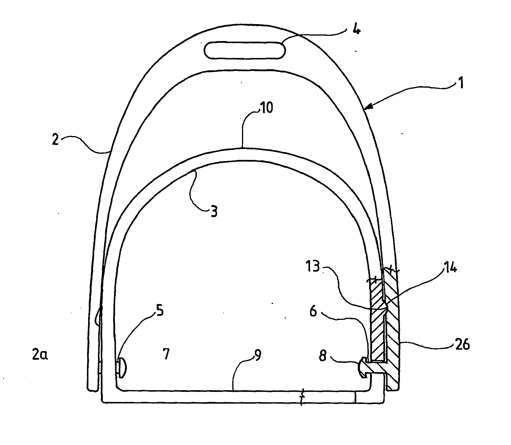 Safety stirrup