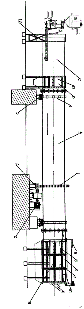 Integrated screening cooling wrapping machine