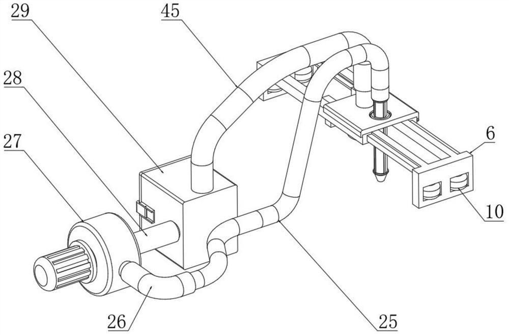 An integrated device for vacuuming and processing inside a computer