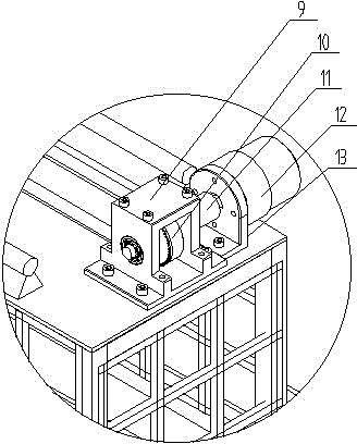 Automatic chicken coop and automatic feeding device and automatic waste feed cleaning device thereof
