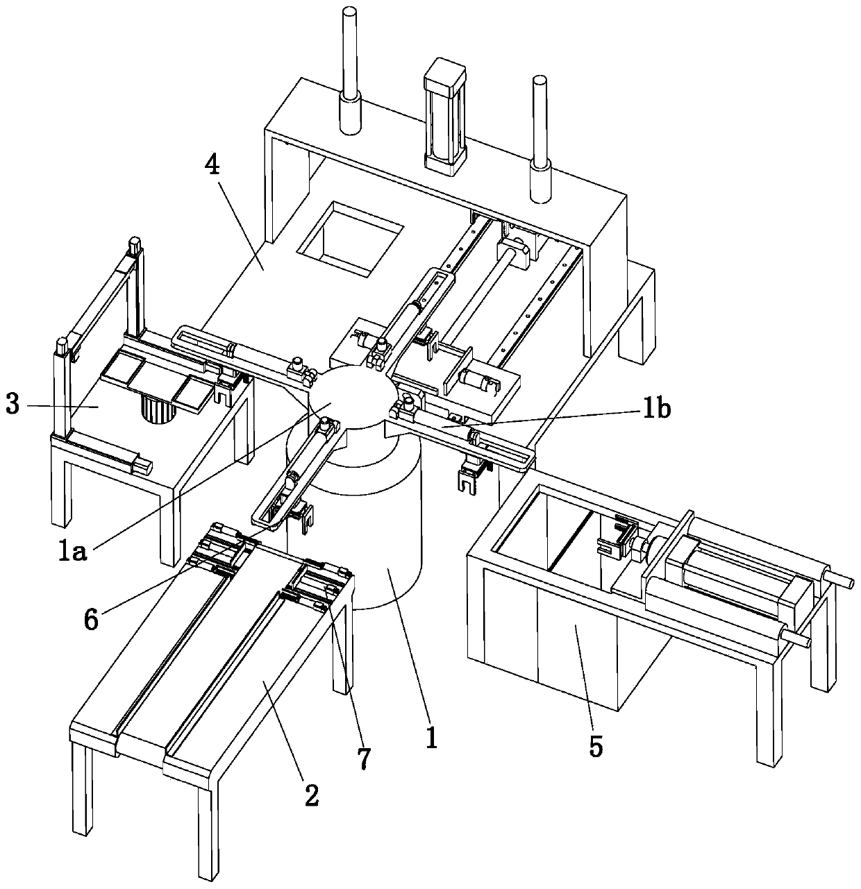 Disassembling device for waste power battery