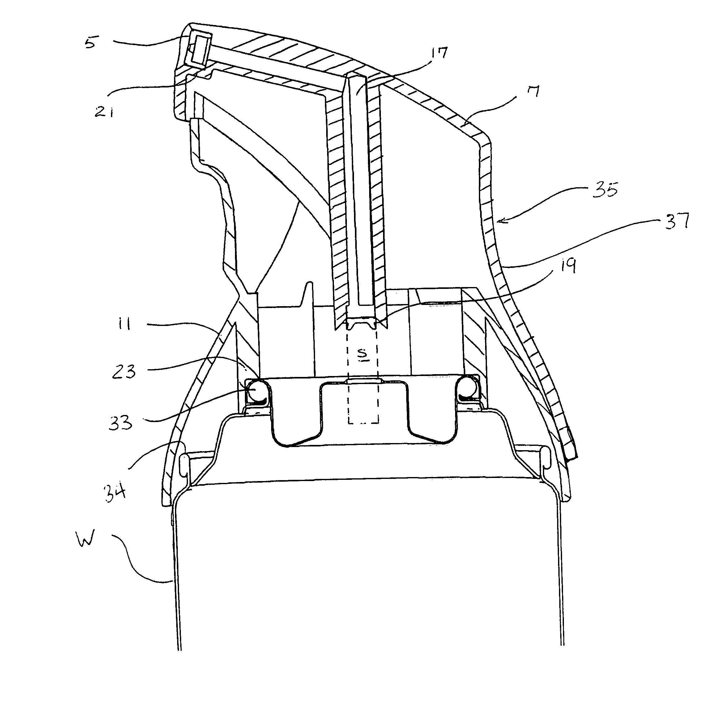 Spray actuating mechanism for a dispensing canister