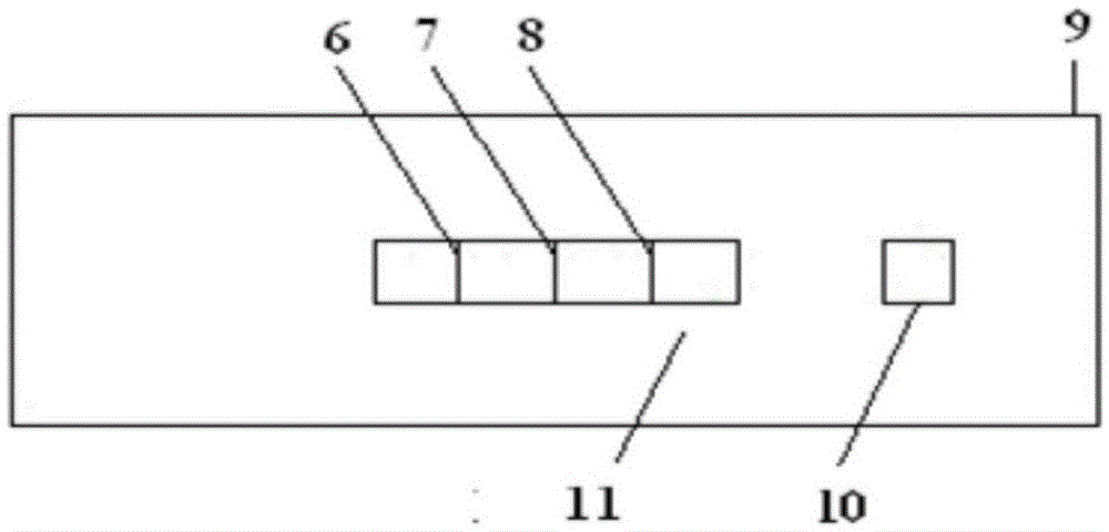 Test strip for quantitatively detecting prostate-specific antigen as well as preparation method and test paper card