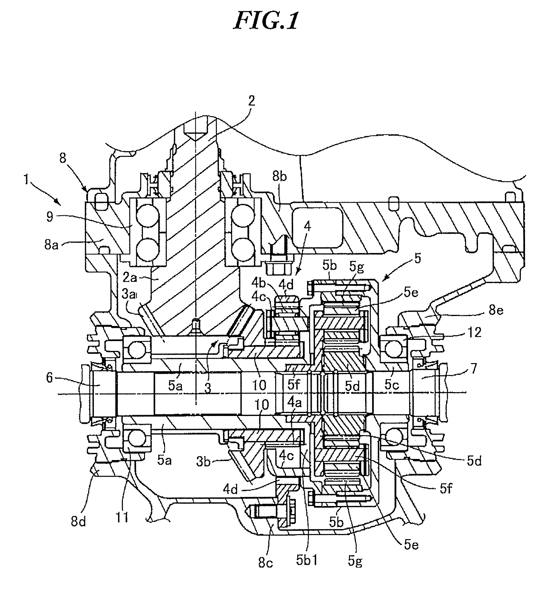 Differential apparatus for vehicle