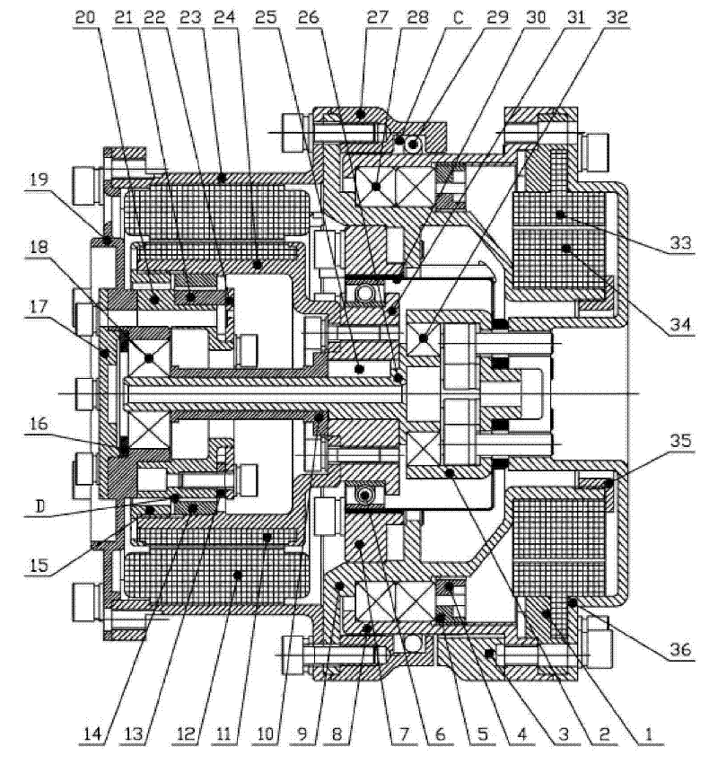 Moon-exploration mechanical arm modularization joint based on absolute position measurement