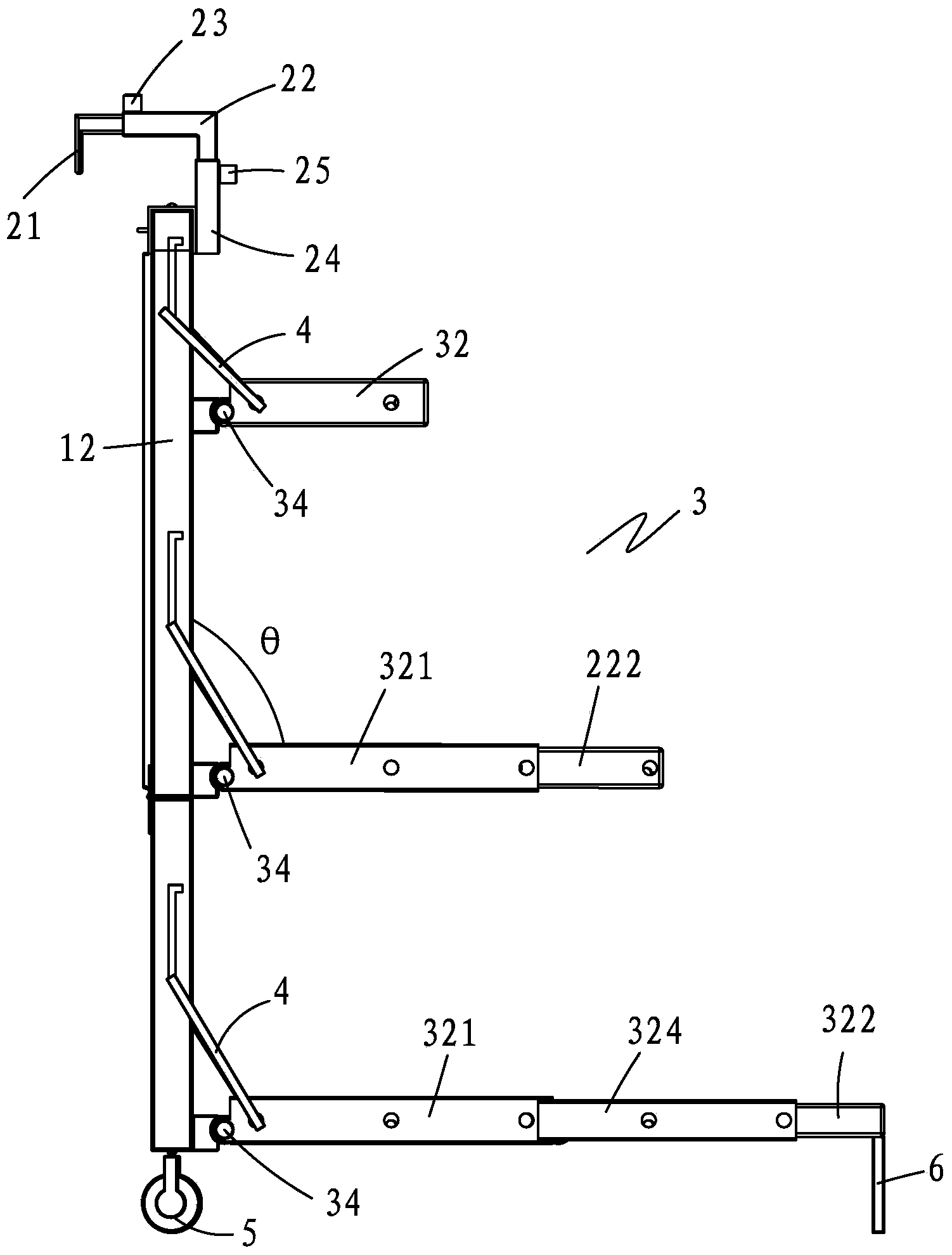 Multifunctional integrated shoe shelf