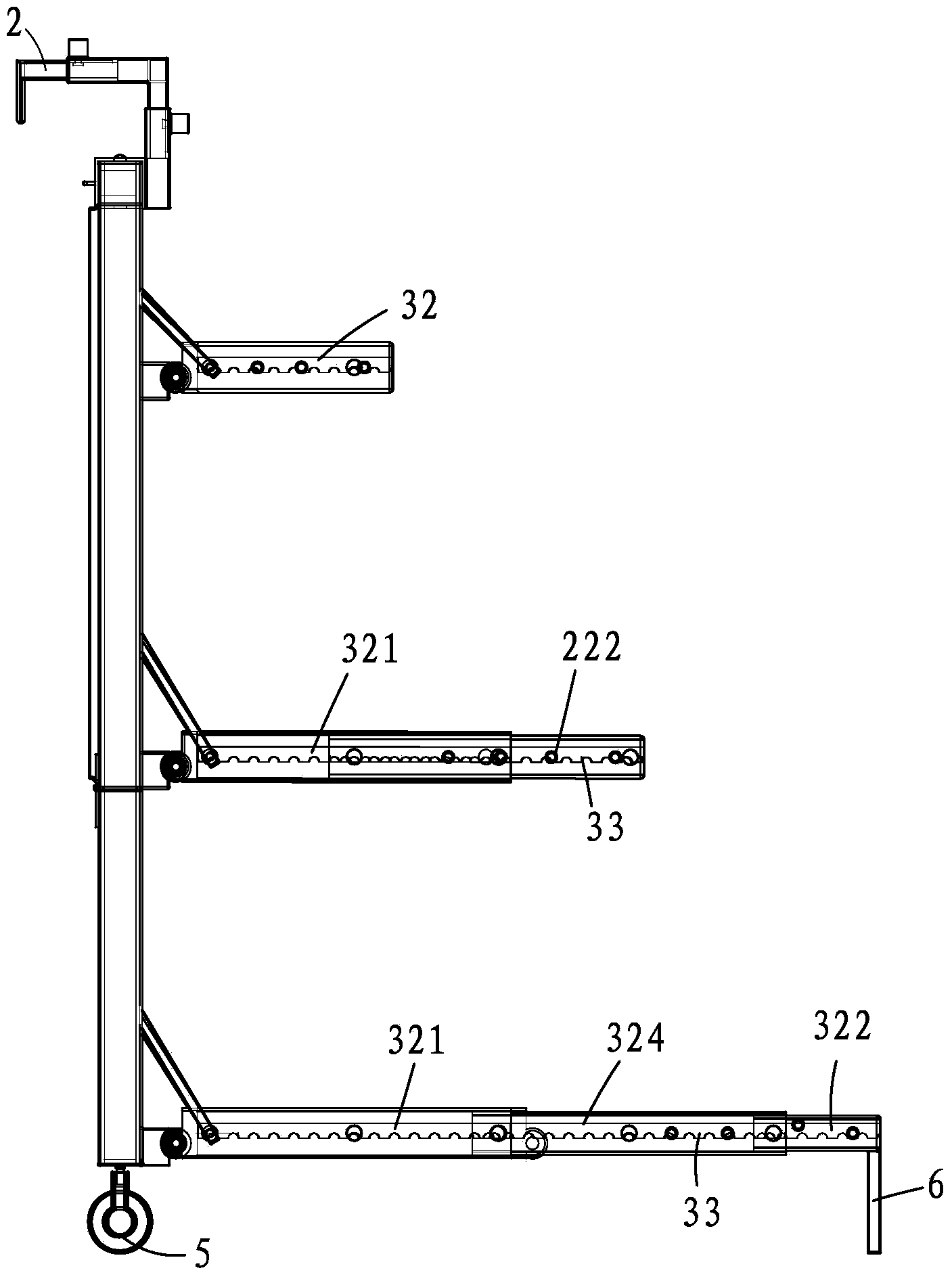 Multifunctional integrated shoe shelf