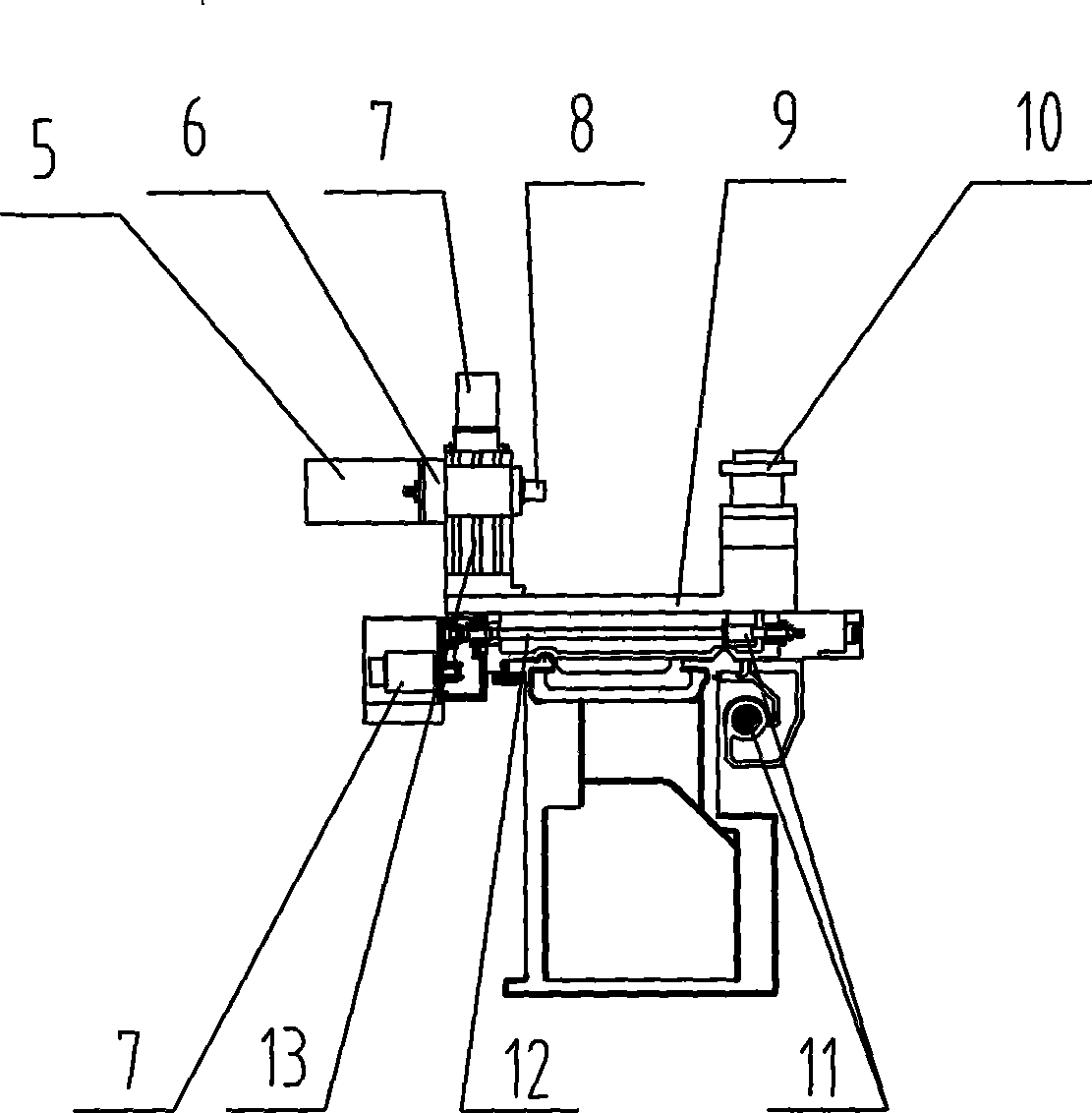 Numerically-controlled milking composite machine tool