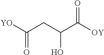 Thermoplastic melt-mixed composition with polyacid metal salt heat stabilizer