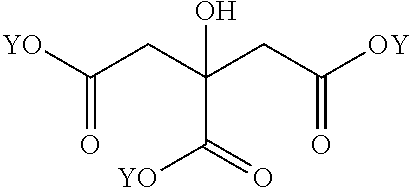 Thermoplastic melt-mixed composition with polyacid metal salt heat stabilizer