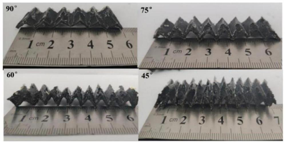 Sawtooth-shaped conductive silicone rubber nano composite material as well as preparation method and application thereof