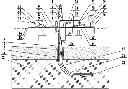 Method and system for recovering natural gas hydrate solid flow under the condition of underbalanced positive circulation