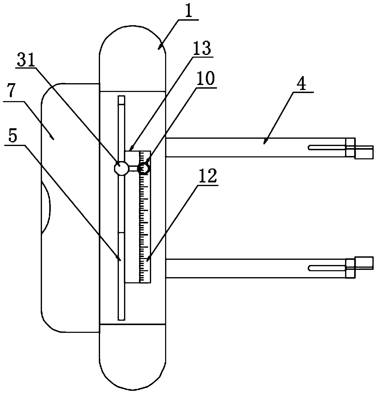 Operation auxiliary device for hepatobiliary surgery