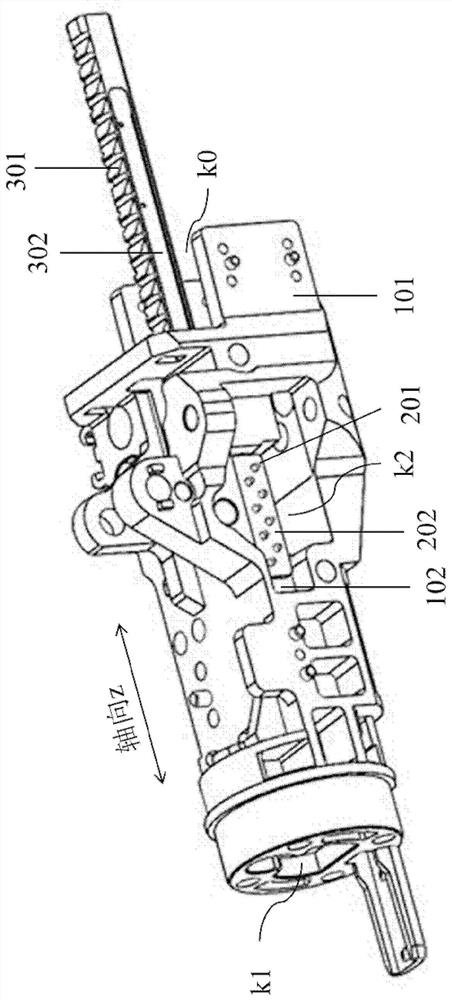 Stroke detection structure and control method thereof, electric anastomat and medical equipment