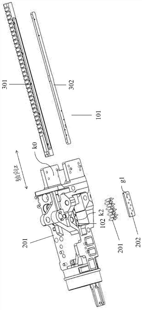 Stroke detection structure and control method thereof, electric anastomat and medical equipment