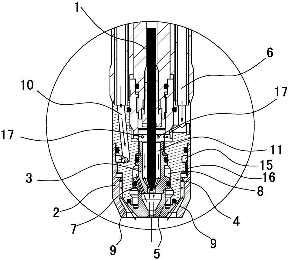 Improved secondary compression plasma welding torch