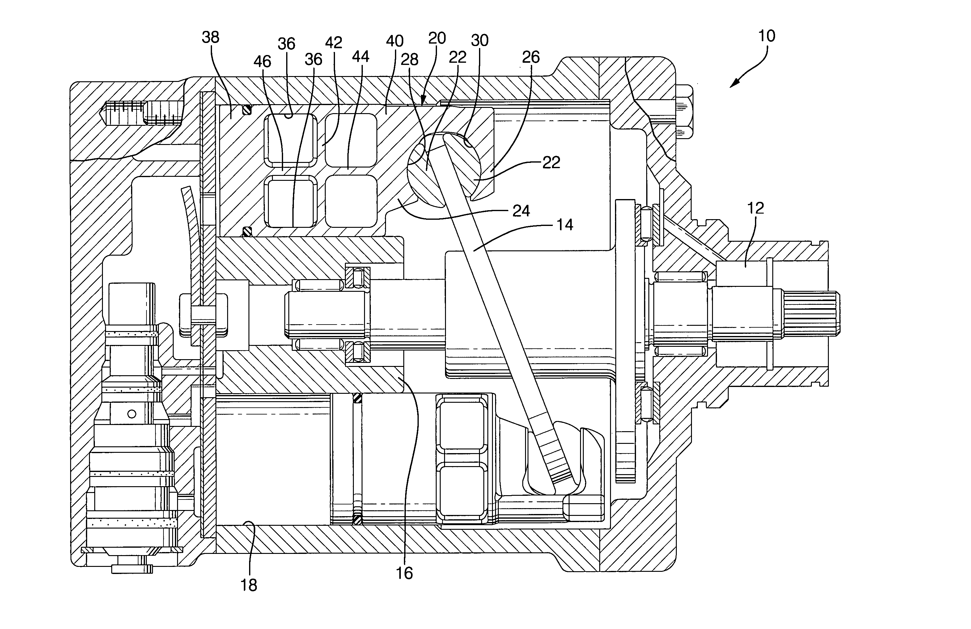 Unitary hollowed piston with improved structural strength