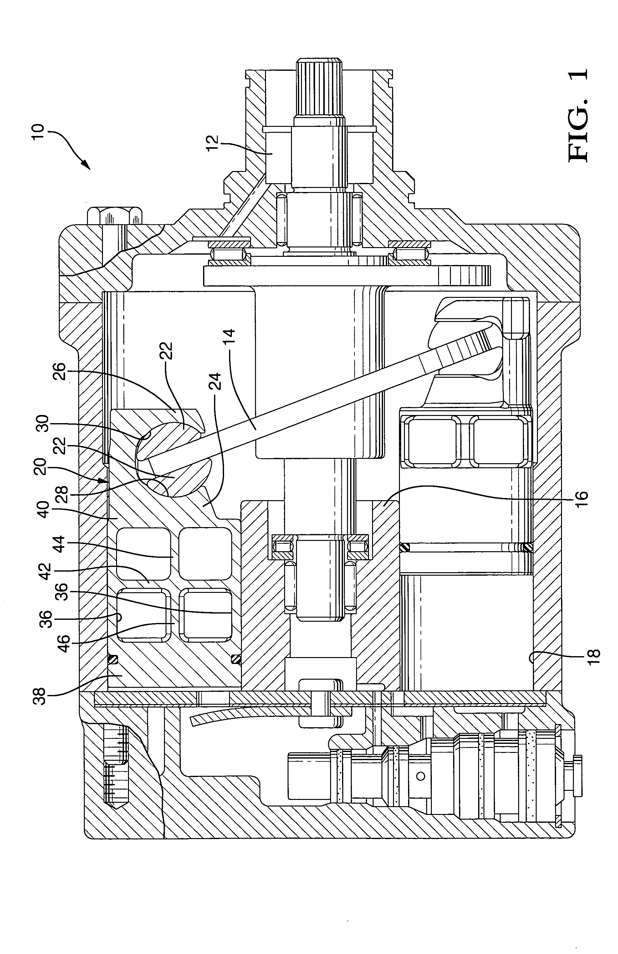 Unitary hollowed piston with improved structural strength