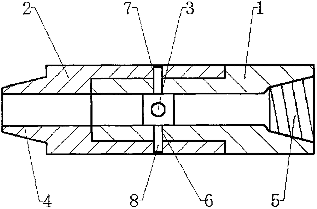 Safety joint used for petroleum drilling