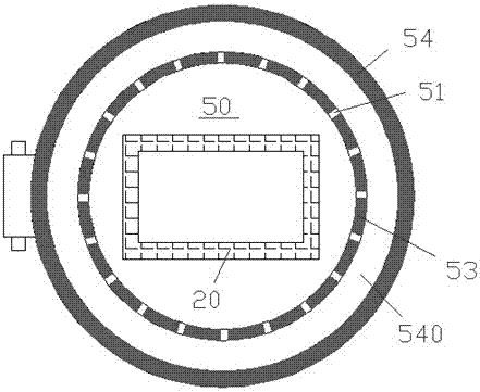 A medical ozone disinfection cabinet device driven by air pressure