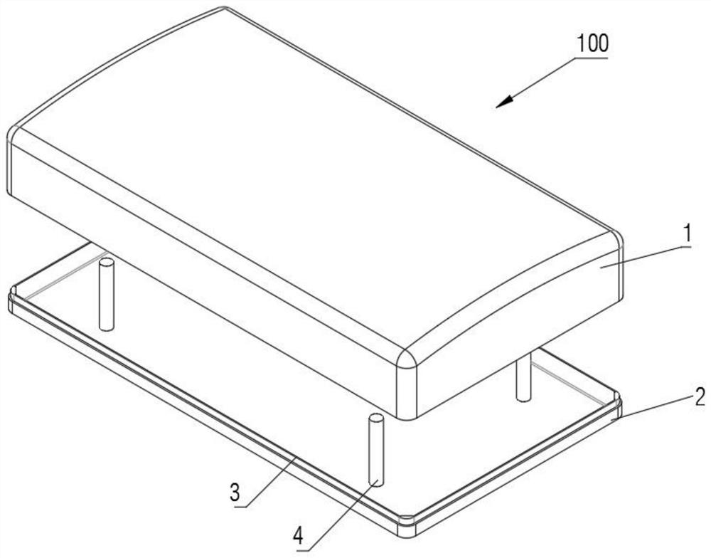 A sealing and waterproof device for stadium antenna, installation method and stadium antenna