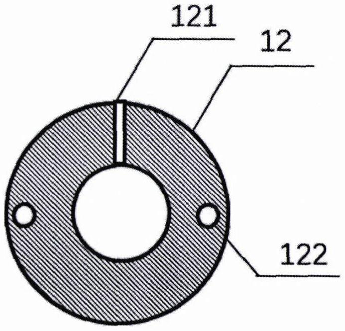 A device for detecting liquid absorption performance of pulp molding materials