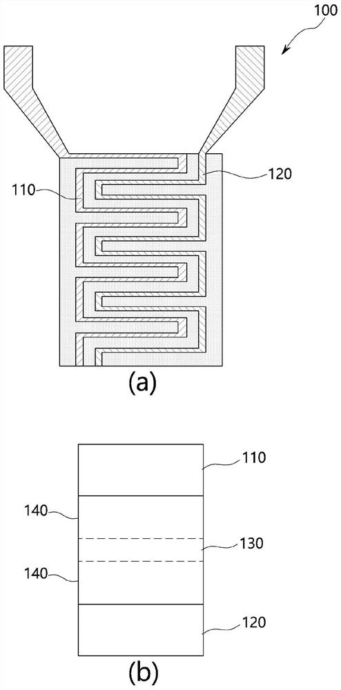 Microelectrode biosensor using dielectrophoresis and method for detecting biological material by using same