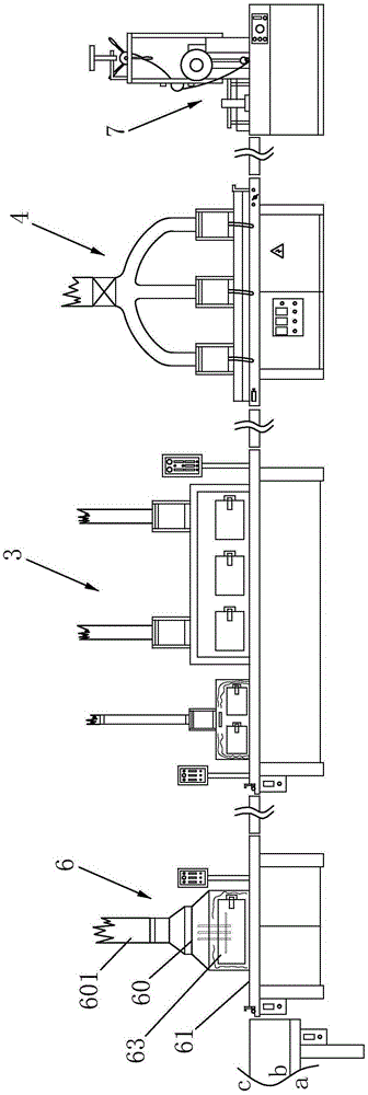 A formaldehyde-removing board environmental protection painting equipment