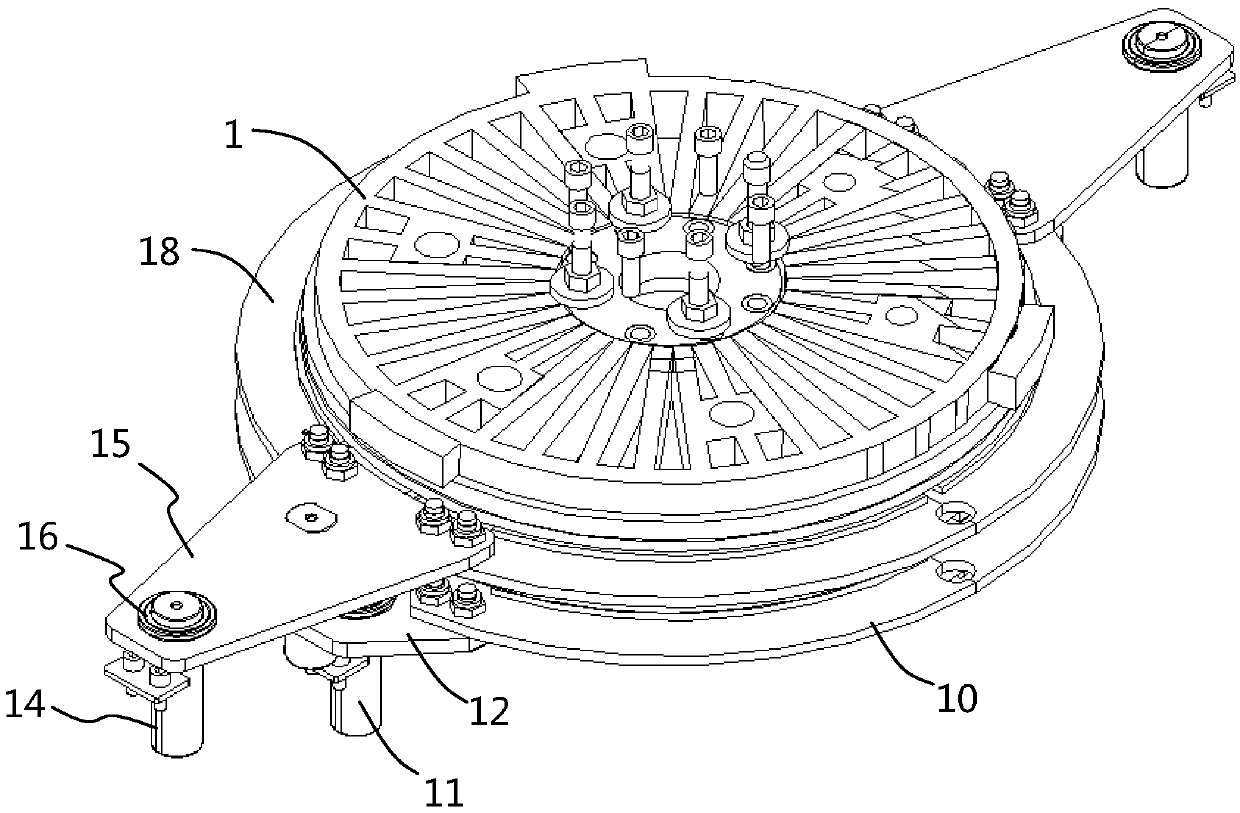 Combined pneumatic dry-type friction clutch brake for forging machine