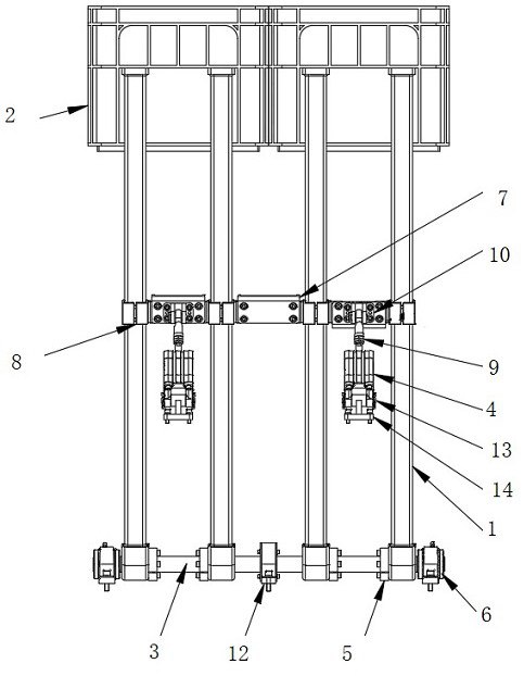 Supporting mechanism for turnover box