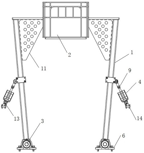 Supporting mechanism for turnover box