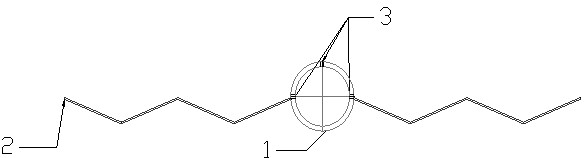 Wing plate type advanced small pipe used for advance support of soft broken surrounding rock tunnel