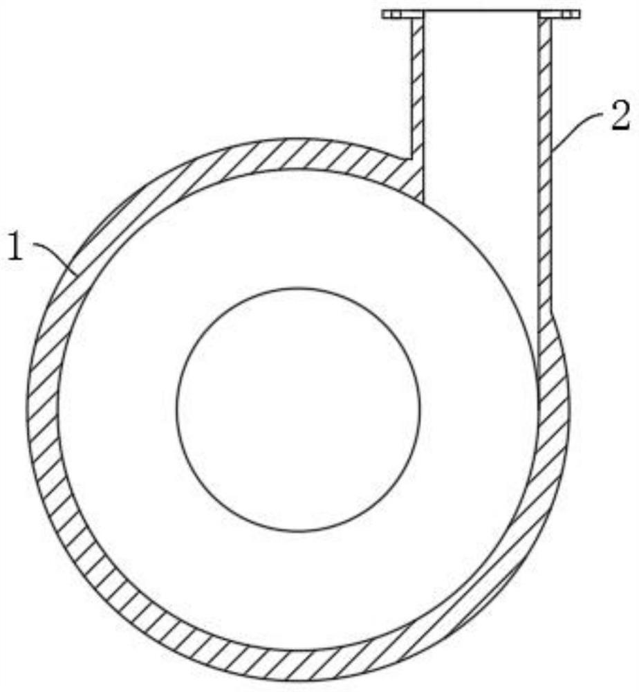 Unpowered rain sewage intercepting well based on aerodynamic design