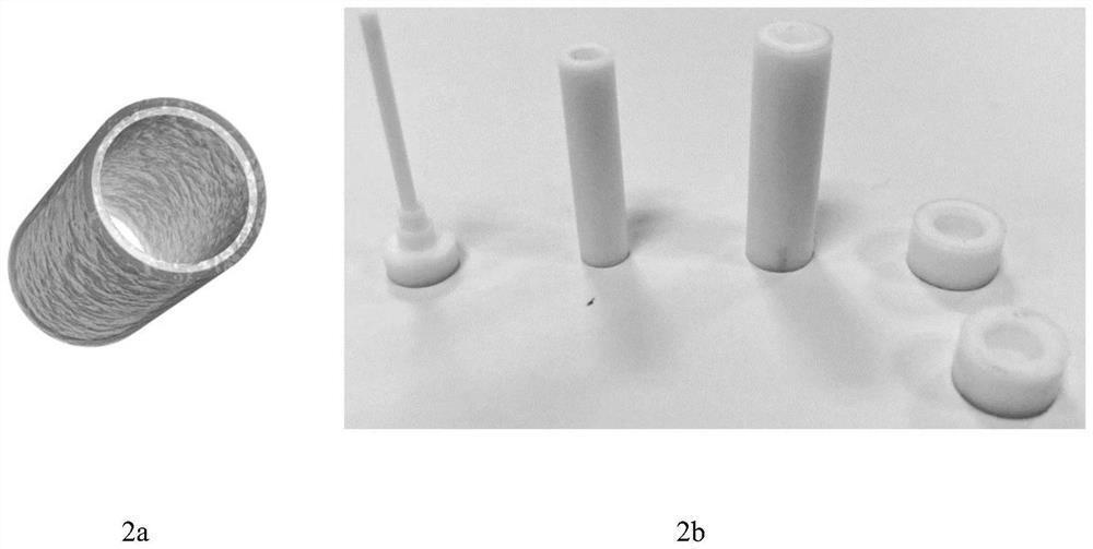 Hydrogel artificial blood vessel and preparation method thereof